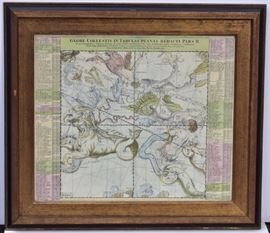 Doppelmayr and Homann Celestial Map, bid online at www.fairfieldauction.com