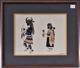 Awa Tsireh (1898 – 1955), bid online at www.fairfieldauction.com
