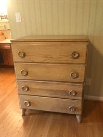 #10 yellowish painted chest of 4 draweres 32x19x41 $100
