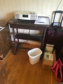 #40 bose radio w awr1-1w $75
#11spool leg end table w drawer 25x16x28 $65
