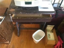 #40 bose radio w awr1-1w $75
#11spool leg end table w drawer 25x16x28 $65
