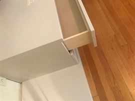 #9 Ikea like step 5 drawer cabinet cream heavy 100x23dx28t $300
