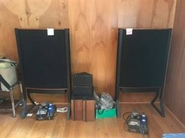#42 Electro static quad esl-63 speakers 27x16x49 $500 pair
