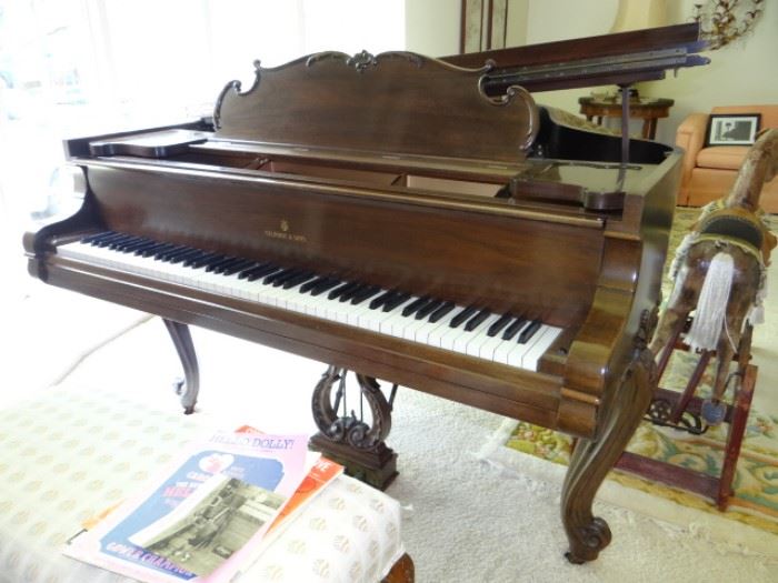 Steinway Grand Piano, Chippendale Case