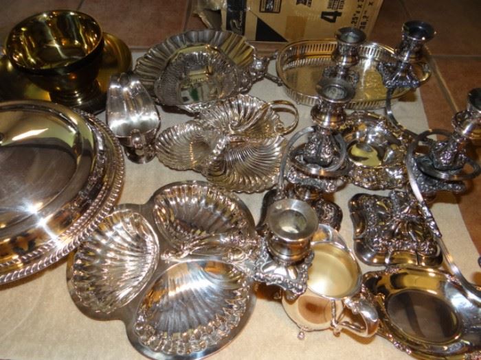 Lots of Sterling and Silver Plate Items