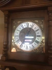 
#41   German Grandfather clock oak   15x10x82    $400
