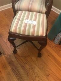 #35 claw foot stool $100
