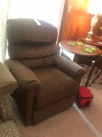 #39  Goldish/brown lift chair by LazyBoy   $300