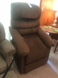 #39 Goldish/brown lift chair by LazyBoy $300
