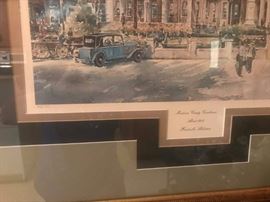 #11 Albert Lane Water color Print 44/500 Madison County Courthouse $175
