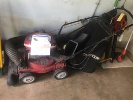 #75  Craftsman 4 in one chipper shredder vacumm   $250