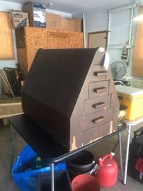 #72 Wood Saddle case handmade with horse tool box 20x35x27 $75