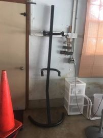 #79 Metal Bicycle rack with 2 racks $120
