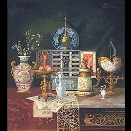 Art Klemm Ernst Oil On Canvas Orientalist