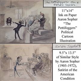 Art Sopher Aaron Pen And Inl American Satirist