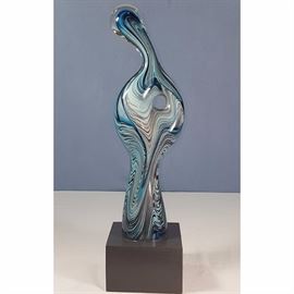 Glass Art Sculpture