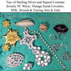 Jewelry Sterling And Weiss Etc