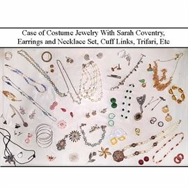 Jewelryz Sarah Coventry Sets Cuff Links Trifari Etc