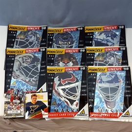 Misc Sports Collectibles Giant Hockey Masks Caerds Signed Photo NFL Cards