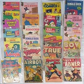 Msc Ephemera Comic Books Walt Disney Airboy Etc