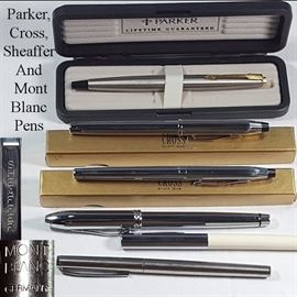 Msc Pens Parker Cross Sheaffer Mont Blanc