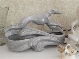 Vintage 1950's Greyhound Racing TV lamp