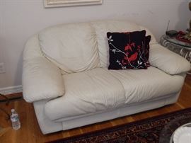 Leather Love seat