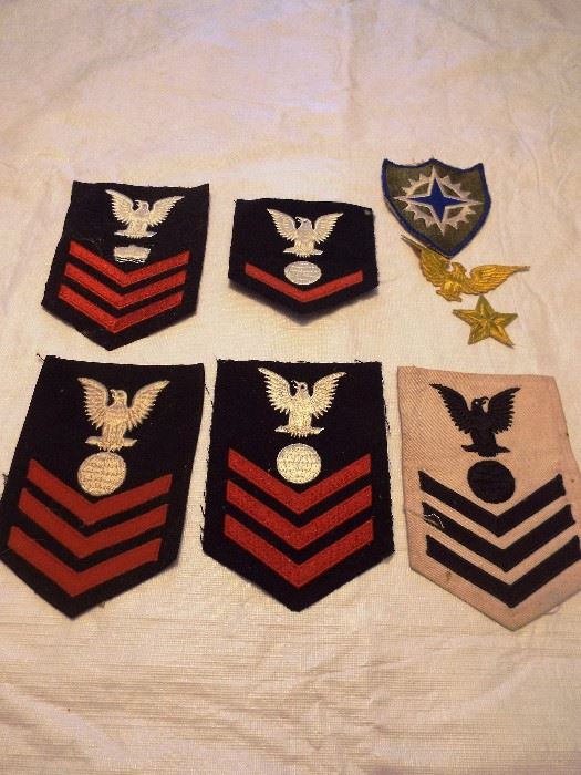 Military badges, circa 1943