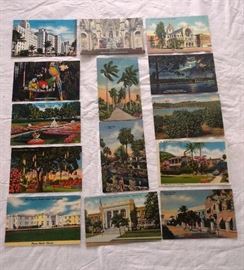 Vintage Linen postcards of Florida