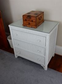 WICKER CHEST