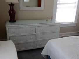 WICKER DRESSER