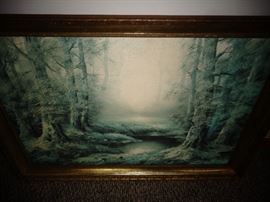 LANDSCAPE VINTAGE FOREST PRINT