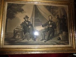 GENERAL SHERMAN NORTHERN MILITARY GENERAL BEFORE ATTACK ORIGINAL IN HIS MOTHERS RESIDENCE CIRCA 1860'S 