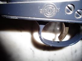 CLOSE UP VIEW OF DAISY BB CALIBER 177 PISTOLS