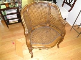 SIGNED WOOD CARVED CHAIR FROM THE ROSS ROY GROSSE POINT SHORES ESTATE RESIDENCE