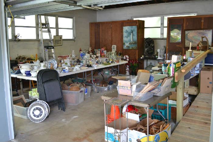 ALL CONTENTS OF GARAGE AND LARGE HOUSE