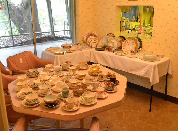 CUP COLLECTION AND PORCELAIN PLATES