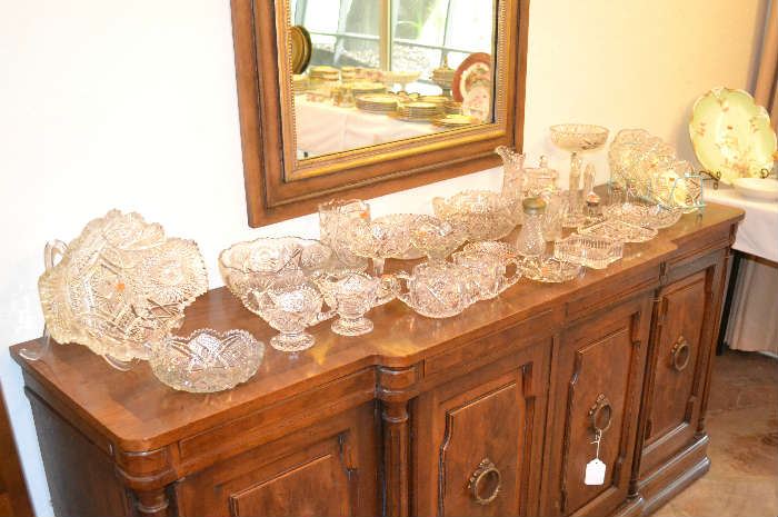 GREAT SELECTION OF VINTAGE CUT GLASS