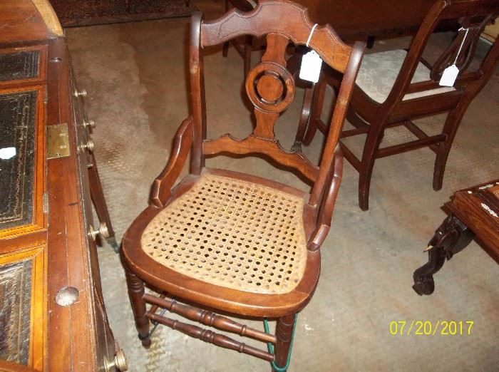Victorian single chair - $55