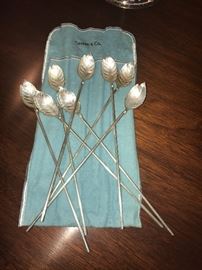 Tiffany & Co Sterling iced tea spoons