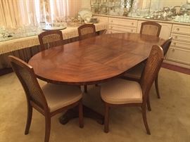 Drexel Heritage Accolade Mid Century Modern with Brass fittings