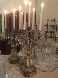 Matching pair of Paris Apartment Girandole Candelabras
