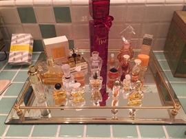 Lovely selection of perfume collected during travels