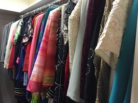 Suits, dresses, blouses, pants, skirts.