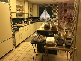 Everything you could ever want or need in kitchen ware.  Mrs. Dusek was a superb cook and entertained large groups regularly.  Her arsenal of cookware is proof of that!
