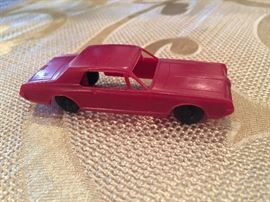 Close up of 1950 Post Toasties cereal car