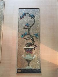 Mid Century mosaic panels - Set of three