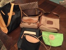 Jon Hart, Tommy Bahama, Lacoste, and Ghurka handbags