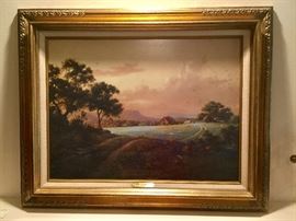 Hand Signed Windberg - beautifully framed - bluebonnets