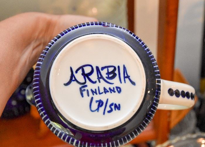 BUY IT NOW! Lot #214, Arabia Finland Valencia Teapot & Pitcher, $250